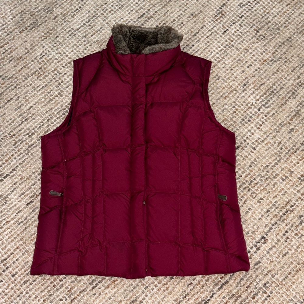 Eddie Bauer Ladies Goose Down Vest - Picture 3 of 10